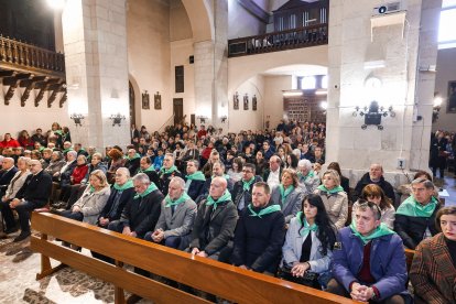 Instante de la fiesta de la cecina en conmemoración a San Pedro de Antioquía.