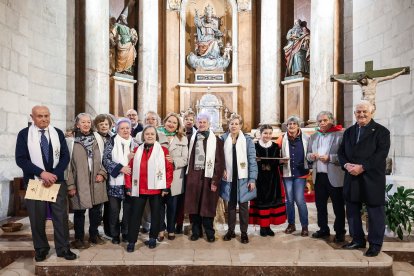 Instante de la fiesta de la cecina en conmemoración a San Pedro de Antioquía.