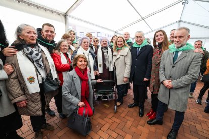 Instante de la fiesta de la cecina en conmemoración a San Pedro de Antioquía.