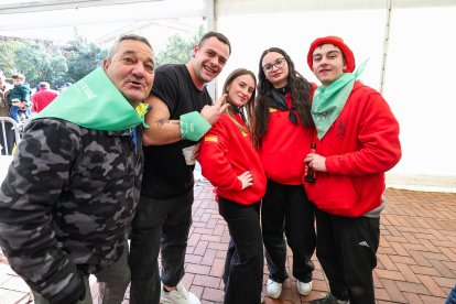 Instante de la fiesta de la cecina en conmemoración a San Pedro de Antioquía.