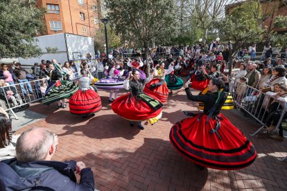 Instante de la fiesta de la cecina en conmemoración a San Pedro de Antioquía.