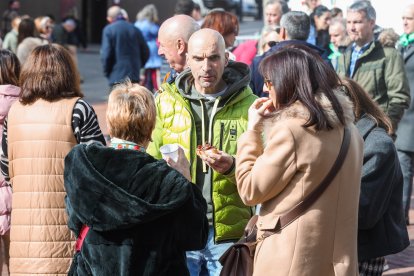 Instante de la fiesta de la cecina en conmemoración a San Pedro de Antioquía.