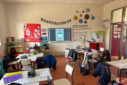 Clase del colegio de Peñaranda