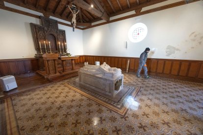 La rehablitación de la ermita de San Amaro se ha desarrollado en los últimos 11 meses con una inversión de 320.000 euros.