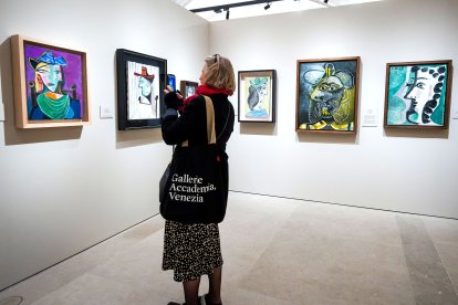 Algunas de las obras que se pueden ver en la exposición.