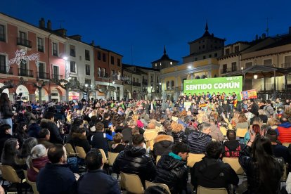 Mítin Santiago Abascal en Aranda