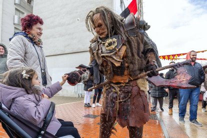 Instantánea de la segunda jornada del Mercado Medieval de Gamonal.