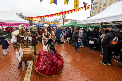 Instantánea de la segunda jornada del Mercado Medieval de Gamonal.