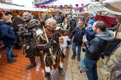Instantánea de la segunda jornada del Mercado Medieval de Gamonal.