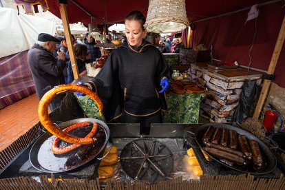 Instantánea de la segunda jornada del Mercado Medieval de Gamonal.