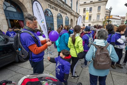 Instante de la Marcha Solidaria por el Día de la Mujer 2026.