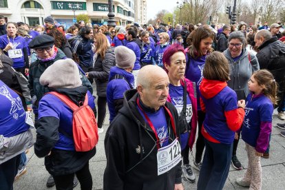 Instante de la Marcha Solidaria por el Día de la Mujer 2026.