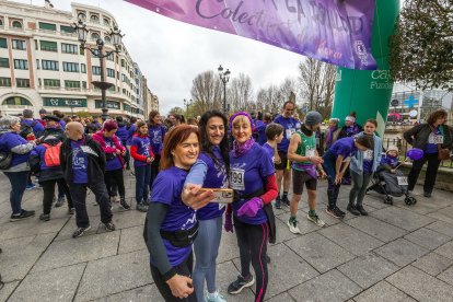 Instante de la Marcha Solidaria por el Día de la Mujer 2026.