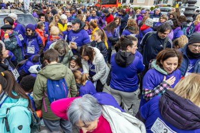 Instante de la Marcha Solidaria por el Día de la Mujer 2026.