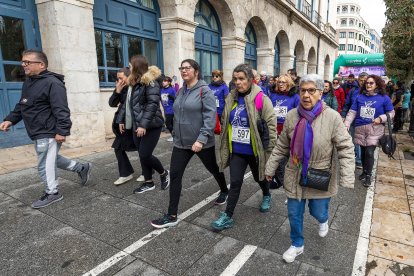 Instante de la Marcha Solidaria por el Día de la Mujer 2026.