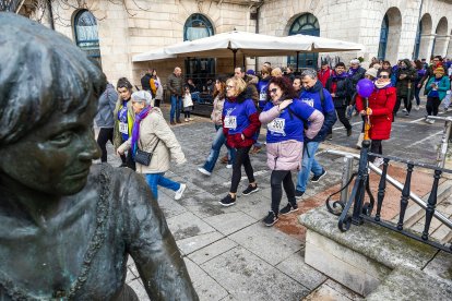 Instante de la Marcha Solidaria por el Día de la Mujer 2026.