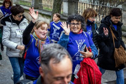 Instante de la Marcha Solidaria por el Día de la Mujer 2026.