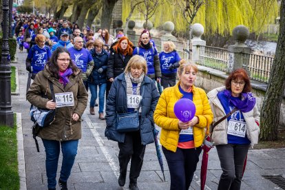 Instante de la Marcha Solidaria por el Día de la Mujer 2026.