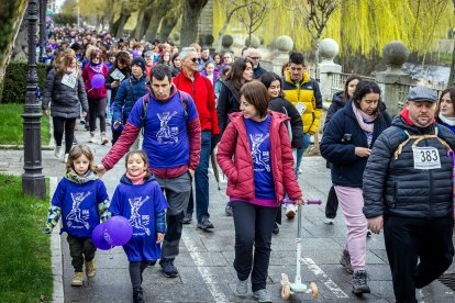 Instante de la Marcha Solidaria por el Día de la Mujer 2026.