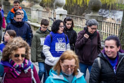 Instante de la Marcha Solidaria por el Día de la Mujer 2026.