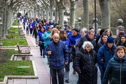 Instante de la Marcha Solidaria por el Día de la Mujer 2026.