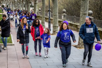 Instante de la Marcha Solidaria por el Día de la Mujer 2026.