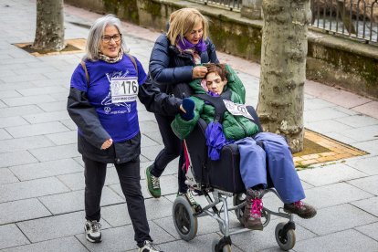 Instante de la Marcha Solidaria por el Día de la Mujer 2026.