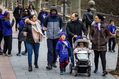 Instante de la Marcha Solidaria por el Día de la Mujer 2026.