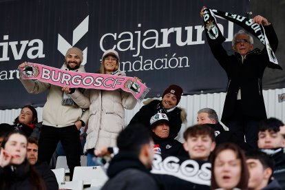 Imagen de aficionados en El Plantío.