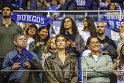 Imagen de aficionados durante el partido.