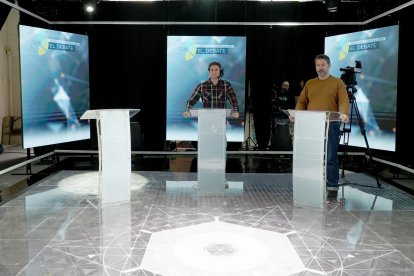 Preparativos y ensayo técnico del segundo debate de las elecciones autonómicas
