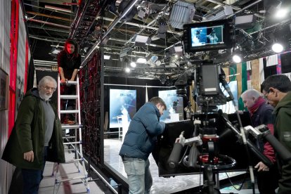 Preparativos y ensayo técnico del segundo debate de las elecciones autonómicas