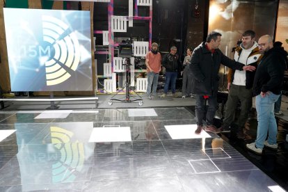 Preparativos y ensayo técnico del segundo debate de las elecciones autonómicas