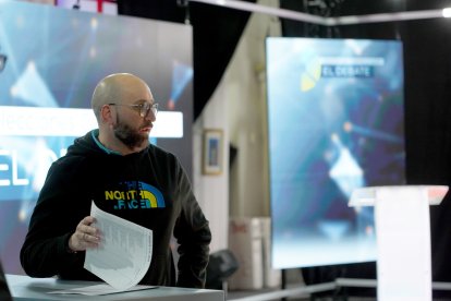 Preparativos y ensayo técnico del segundo debate de las elecciones autonómicas
