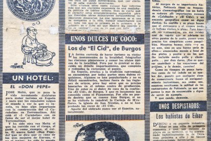 Reseña en 'La Codorniz' sobre la confitería El Cid.