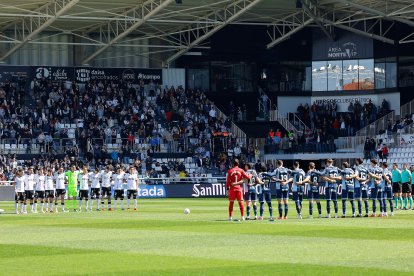 Imagen del partido entre el Burgos CF y el Córdoba.