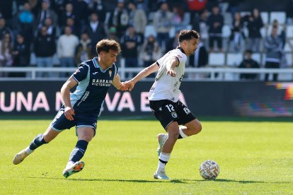 Imagen del partido entre el Burgos CF y el Córdoba.