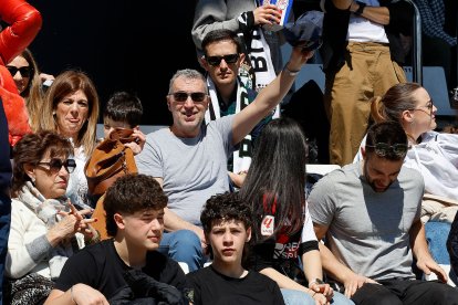 Imagen del partido entre el Burgos CF y el Córdoba.