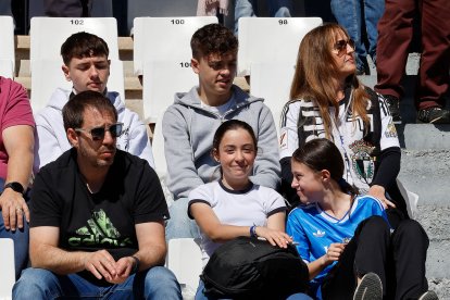 Imagen del partido entre el Burgos CF y el Córdoba.