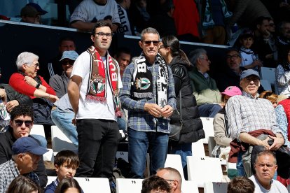Imagen del partido entre el Burgos CF y el Córdoba.