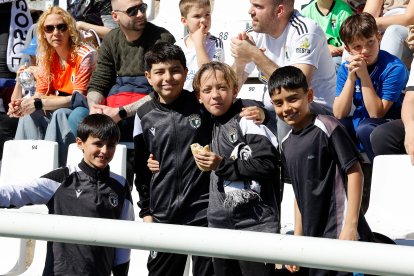 Imagen del partido entre el Burgos CF y el Córdoba.