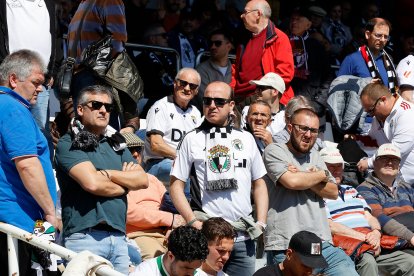 Imagen del partido entre el Burgos CF y el Córdoba.