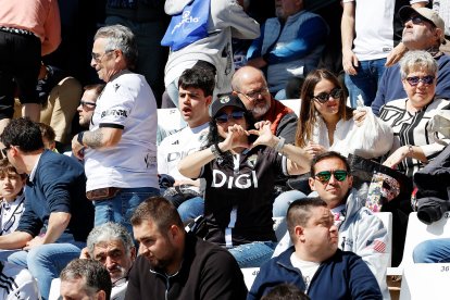 Imagen del partido entre el Burgos CF y el Córdoba.