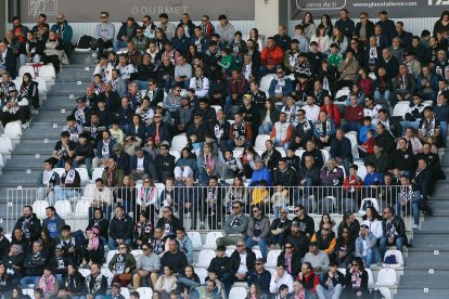Imagen del partido entre el Burgos CF y el Córdoba.