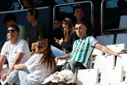 Imagen del partido entre el Burgos CF y el Córdoba.