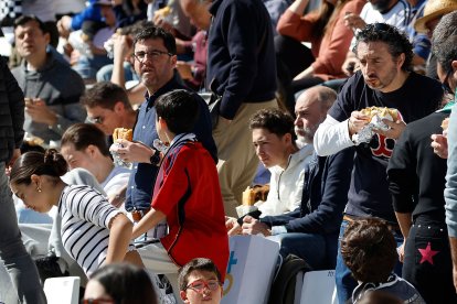 Imagen del partido entre el Burgos CF y el Córdoba.