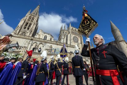 Imagen de la procesión de la Borriquilla durante el Domingo de Ramos de la Semana Santa de 2026 en Burgos.