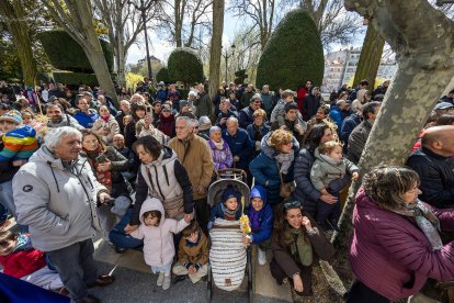 Imagen de la procesión de la Borriquilla durante el Domingo de Ramos de la Semana Santa de 2026 en Burgos.