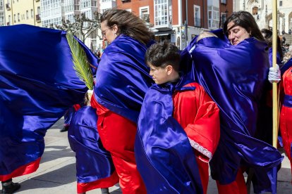 Imagen de la procesión de la Borriquilla durante el Domingo de Ramos de la Semana Santa de 2026 en Burgos.