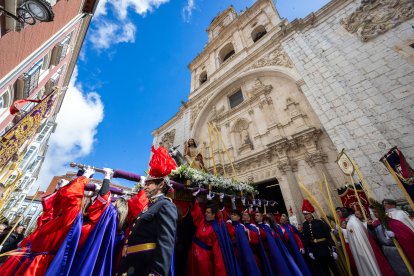 Imagen de la procesión de la Borriquilla durante el Domingo de Ramos de la Semana Santa de 2026 en Burgos.